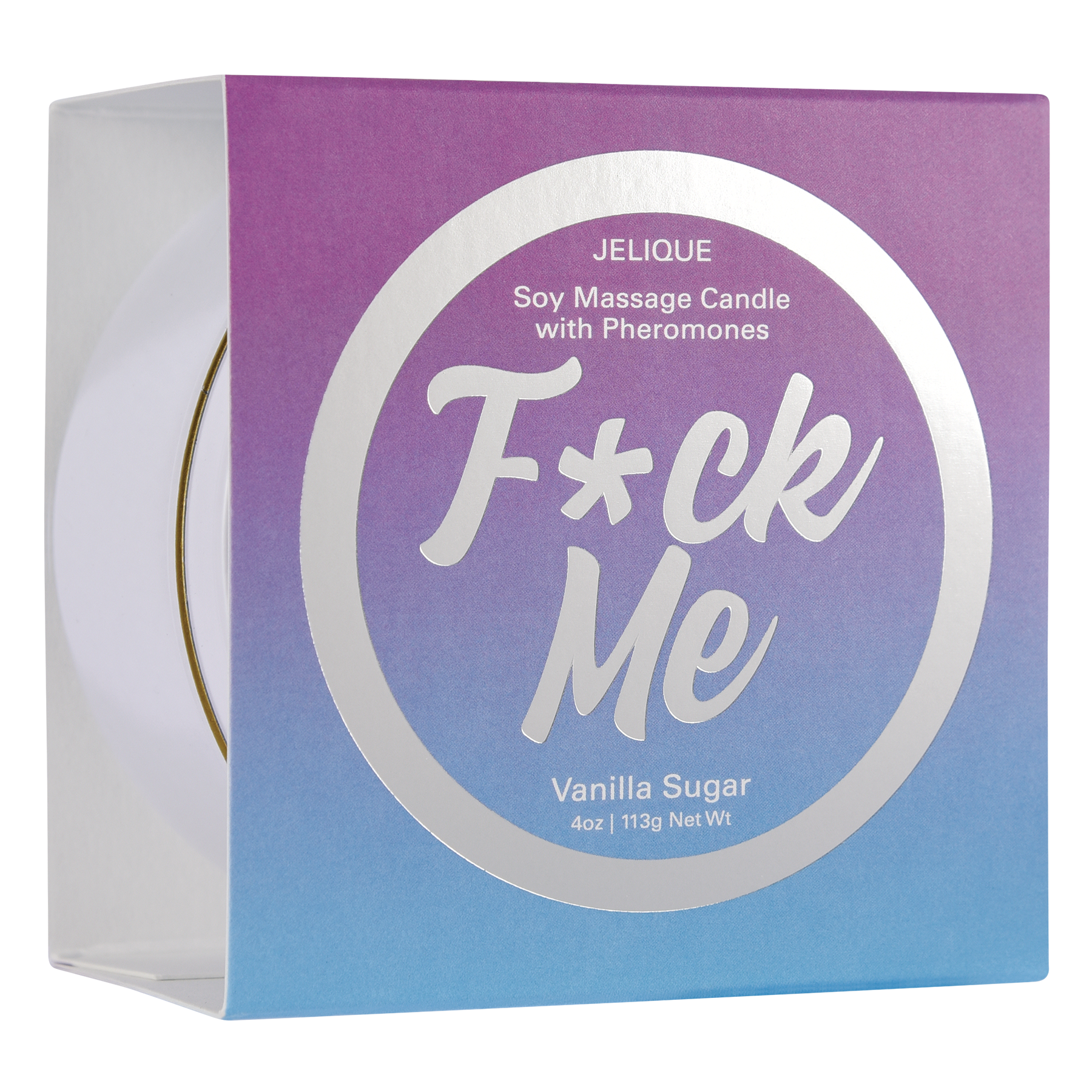 F*ck Me Pheromone Soy Massage Candle Vanilla Sugar 4oz | 113g