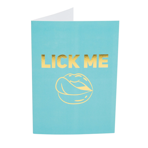 Naughty Greeting Card w/ Product Samples