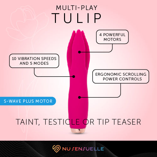 Tulip Rechargeable Silicone Waterproof Clitoral Vibrator By Nu Sensuelle