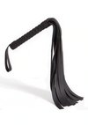 Black Faux Leather Flogger